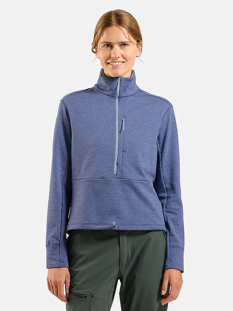 ODLO | Pullover da sci di fondo da donna in pile grid | Lilla