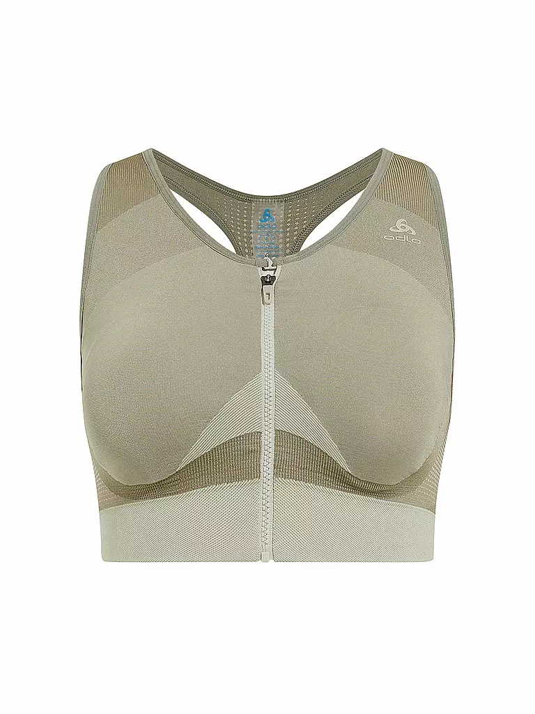 ODLO | Reggiseno sportivo da donna seamless ad alto sostegno | Oliva