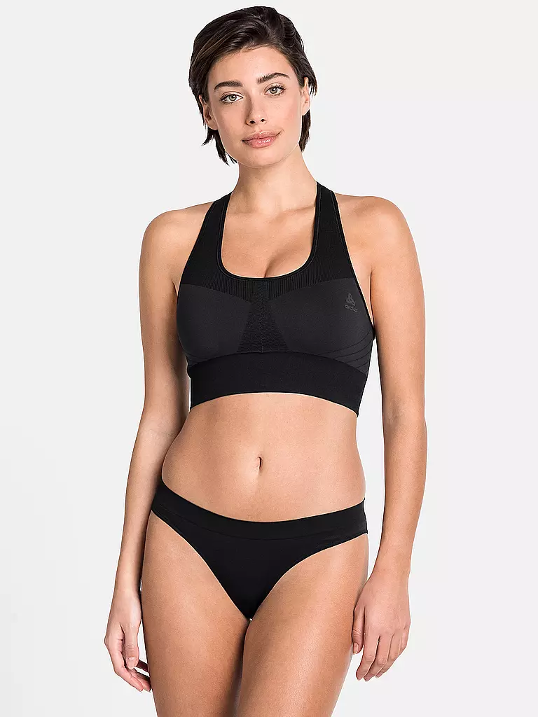 ODLO | Reggiseno sportivo da donna seamless medium | Nero