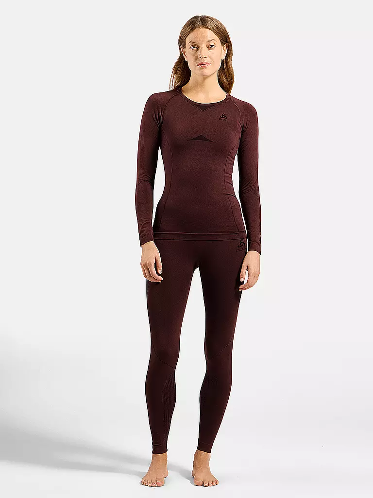 ODLO | Set di biancheria intima funzionale da donna Performance Fundamentals | Marrone
