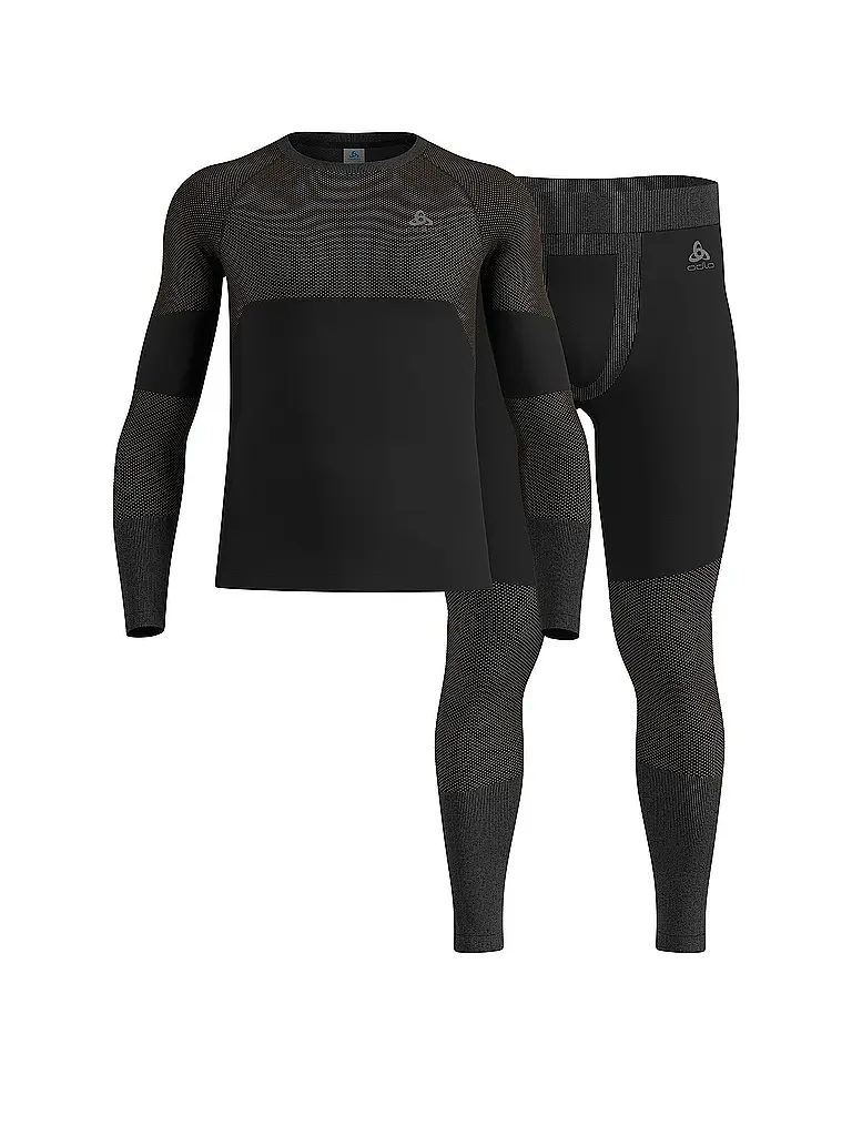 ODLO | Set intimo lungo da uomo Fundamentals Performance | Nero