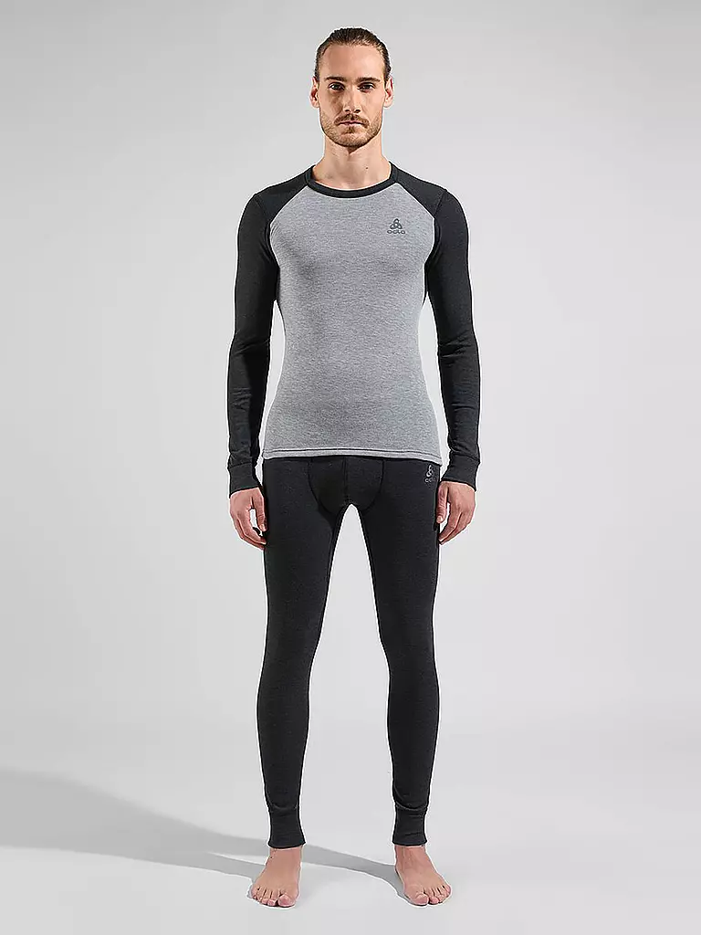 ODLO | Set intimo termico da uomo ACTIVE WARM ECO Base Layer | Grigio