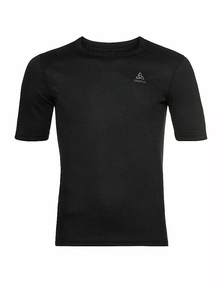 ODLO | T-shirt da uomo Active Warm Eco girocollo | Nero
