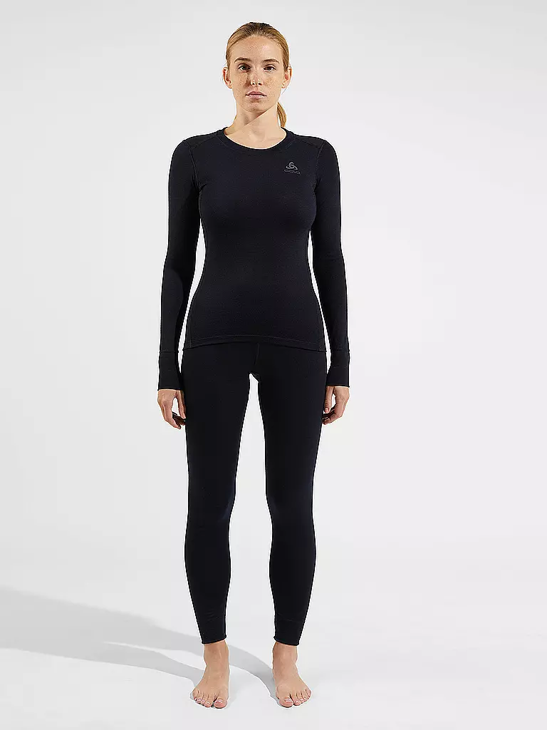 ODLO | Tight intimi da donna Natural Merino 200 | Nero