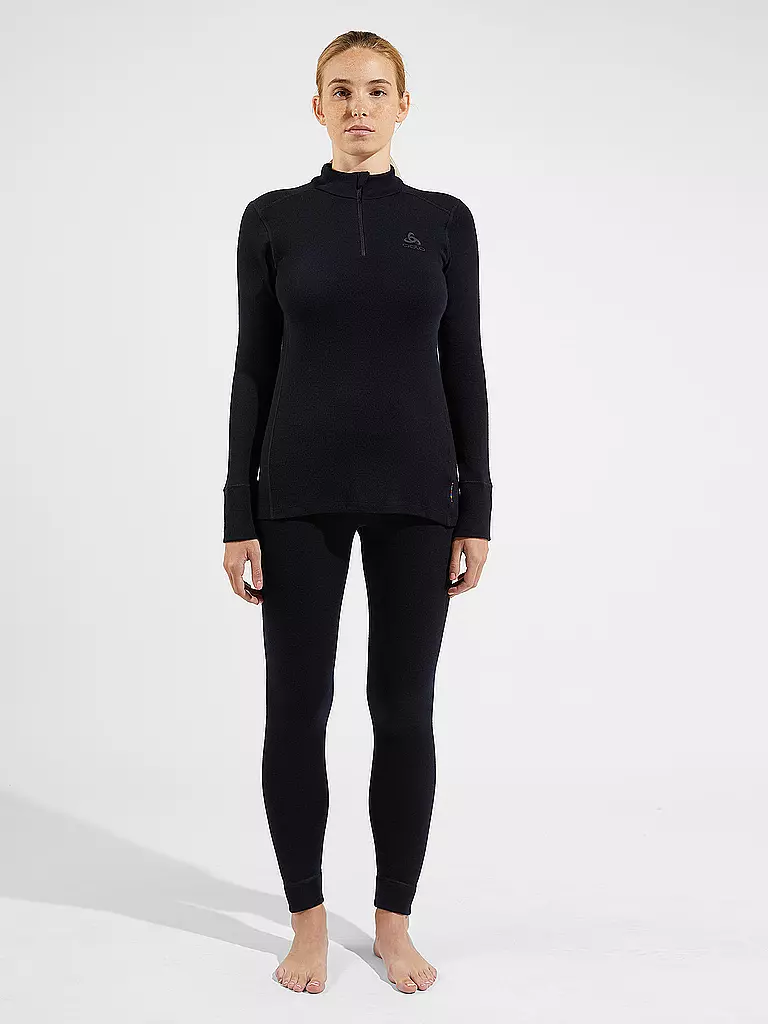 ODLO | Tight intimi da donna Natural Merino 260 | Nero