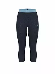ODLO | Tight intimo da donna Revelstoke Performance Wool Warm 3/4 | Blu scuro