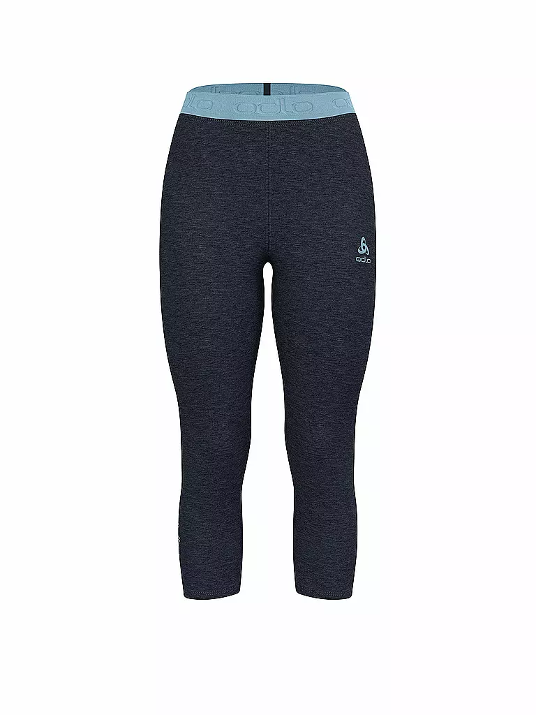 ODLO | Tight intimo da donna Revelstoke Performance Wool Warm 3/4 | Blu scuro