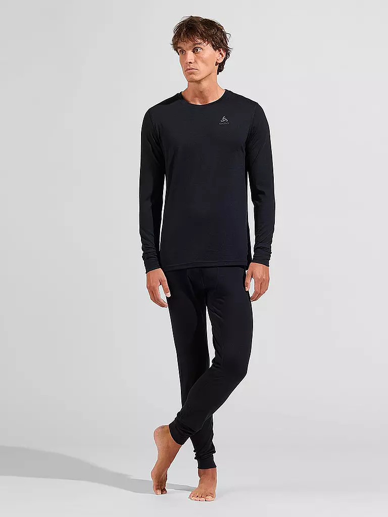ODLO | Tight intimo da uomo Natural Merino 200 | Nero