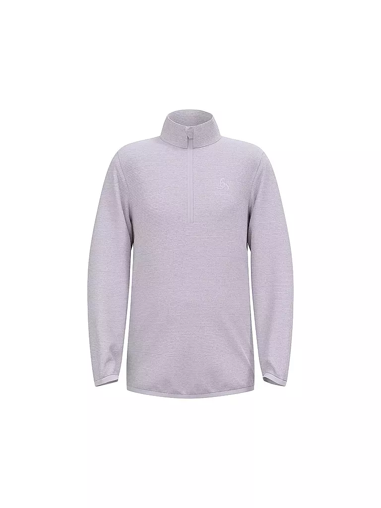 ODLO | Zipshirt intimo da bambino Roy Kids Stripe | Lilla