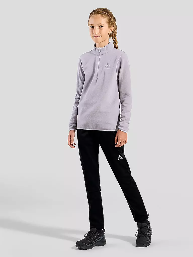 ODLO | Zipshirt intimo da bambino Roy Kids Stripe | Lilla