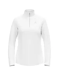 ODLO | Zipshirt intimo da donna Besso Mid Layer | Bianco