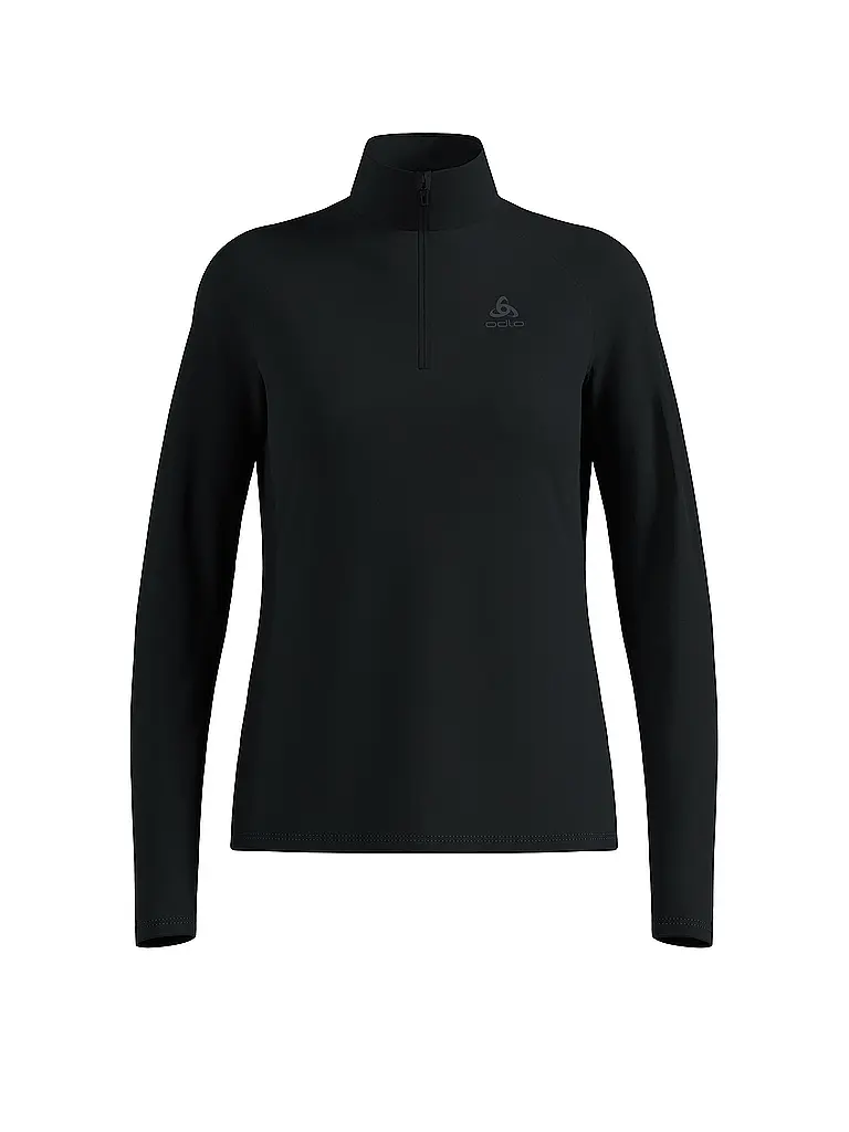 ODLO | Zipshirt intimo da donna Besso Mid Layer | Nero