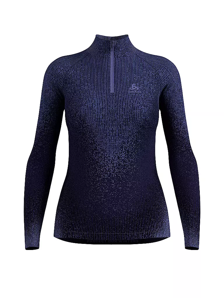 ODLO | Zipshirt intimo da donna Blackcomb | Lilla