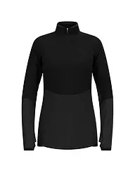 ODLO | Zipshirt intimo da donna Descent Ceramiwarm | Nero