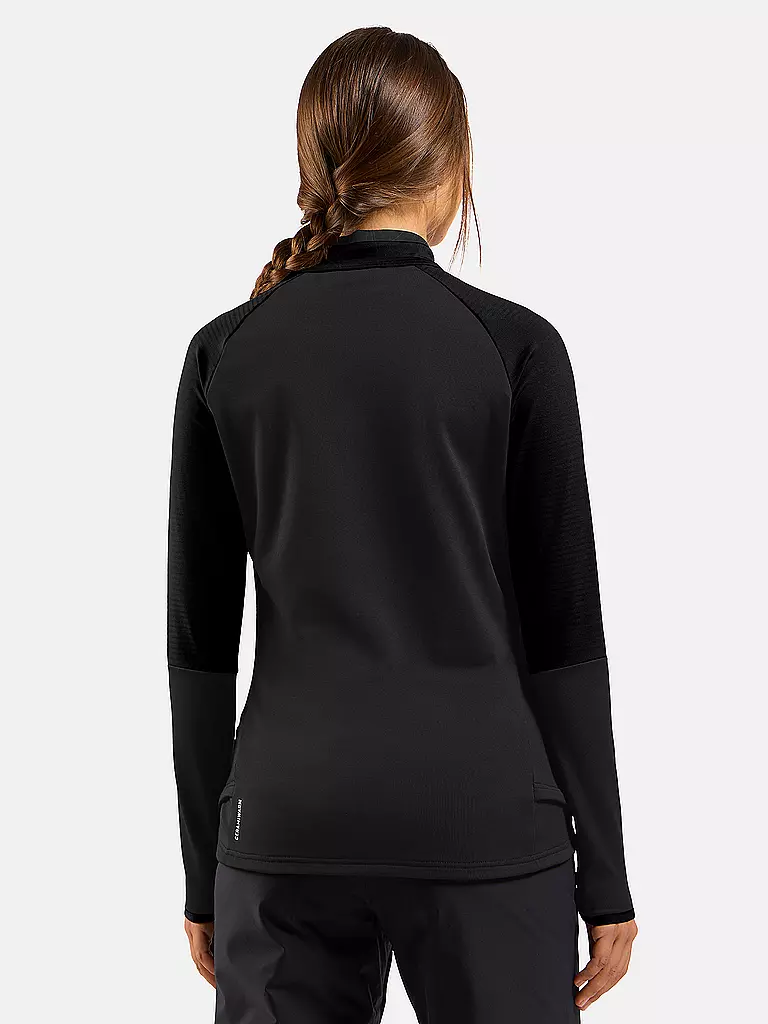 ODLO | Zipshirt intimo da donna Descent Ceramiwarm |