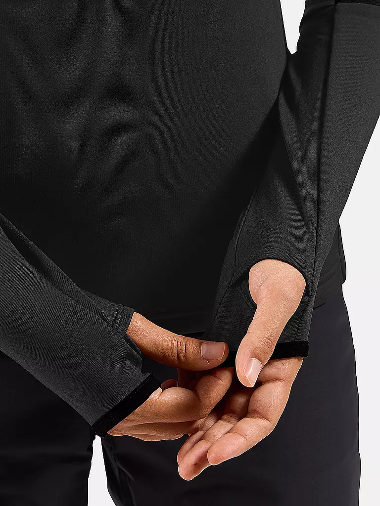 ODLO | Zipshirt intimo da donna Descent Ceramiwarm |