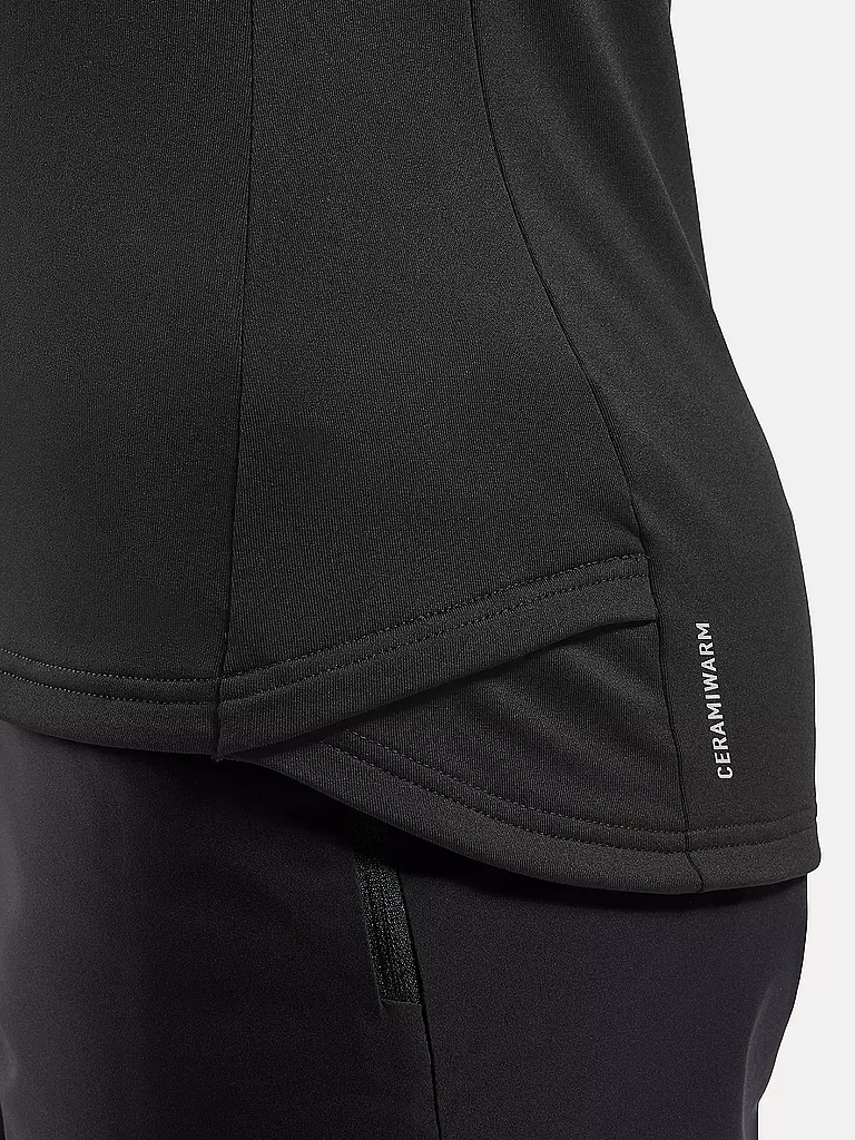 ODLO | Zipshirt intimo da donna Descent Ceramiwarm |