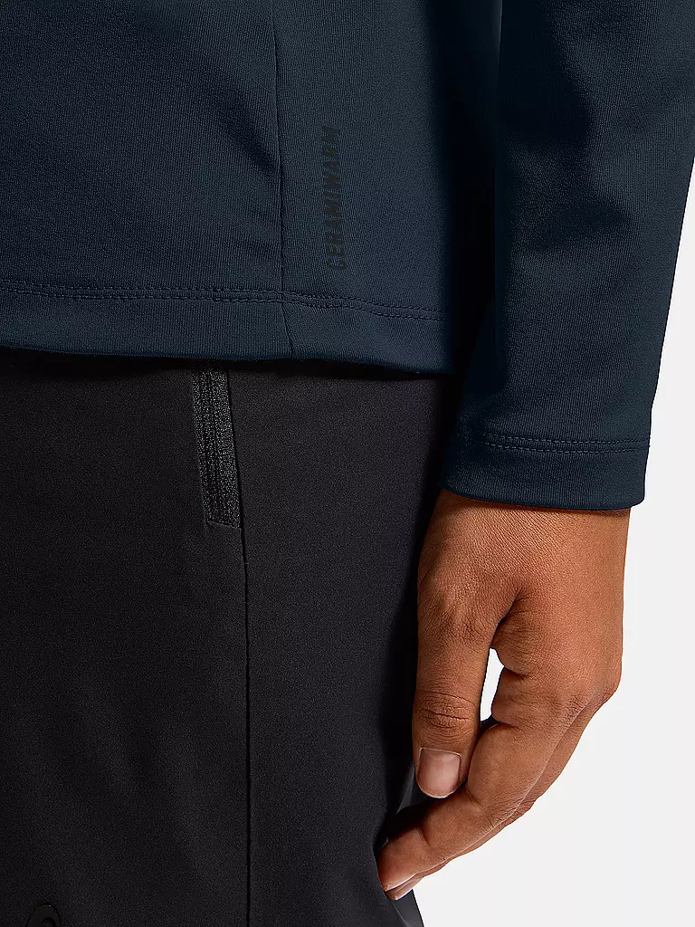 ODLO | Zipshirt intimo da donna Essential Light | Blu scuro