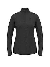 ODLO | Zipshirt intimo da donna Essentials Ceramiwarm | Nero
