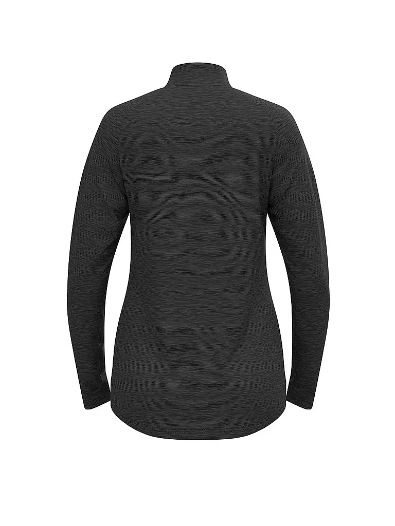 ODLO | Zipshirt intimo da donna Essentials Ceramiwarm | Nero