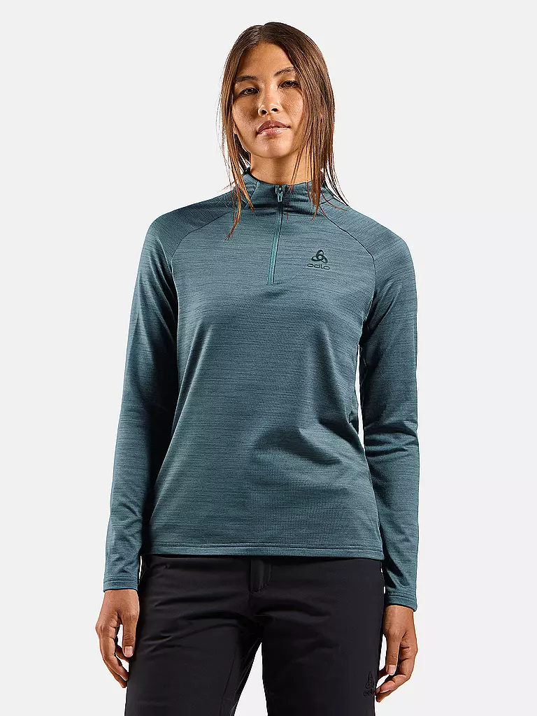 ODLO | Zipshirt intimo da donna Essentials Ceramiwarm |