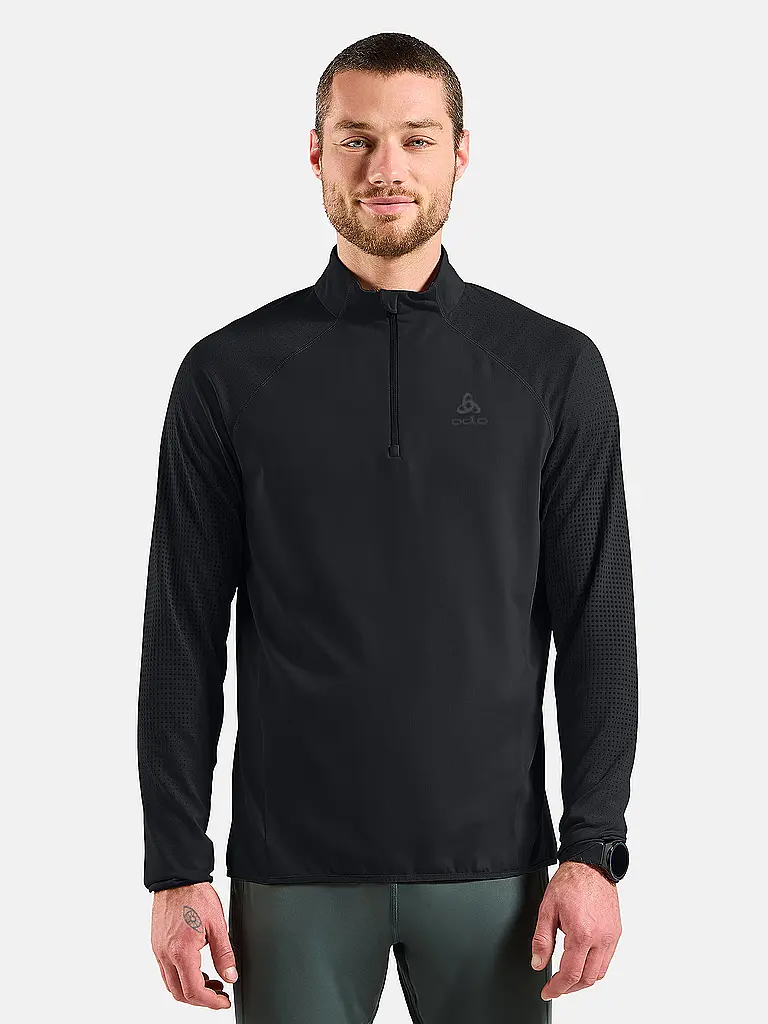 ODLO | Zipshirt intimo da donna Zeroweight Warm | Nero