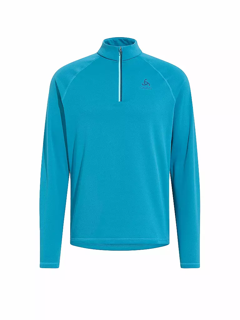 ODLO | Zipshirt intimo da uomo Besso Mid Layer | Petrolio