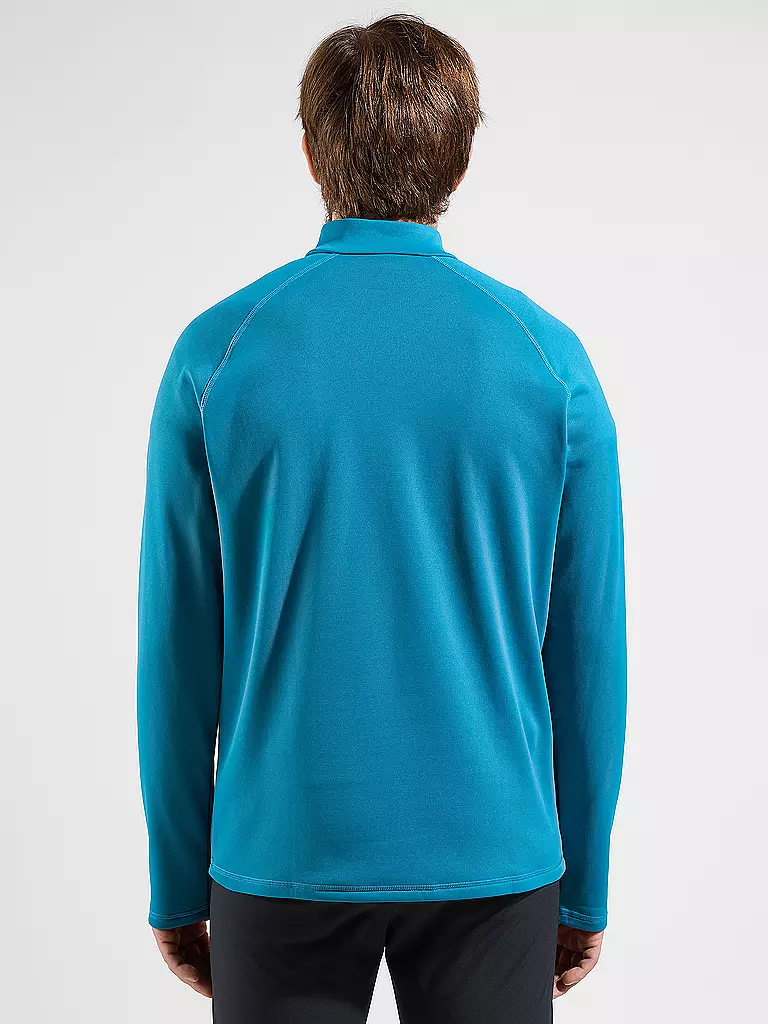 ODLO | Zipshirt intimo da uomo Besso Mid Layer | Petrolio