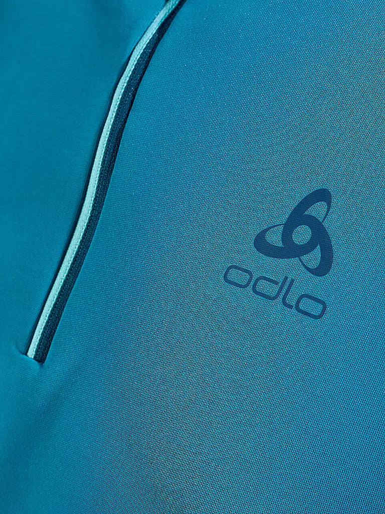 ODLO | Zipshirt intimo da uomo Besso Mid Layer | Petrolio