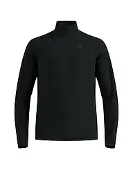 ODLO | Zipshirt intimo da uomo Besso Mid Layer | Nero