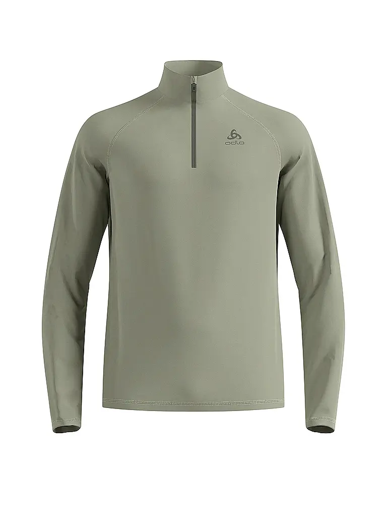 ODLO | Zipshirt intimo da uomo Besso | Grigio