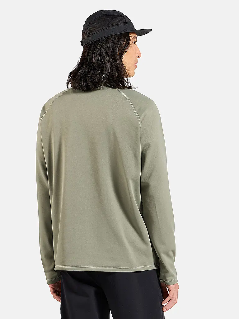 ODLO | Zipshirt intimo da uomo Besso | Grigio