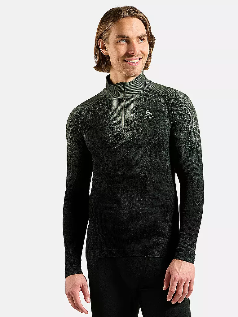 ODLO | Zipshirt intimo da uomo Blackcomb |