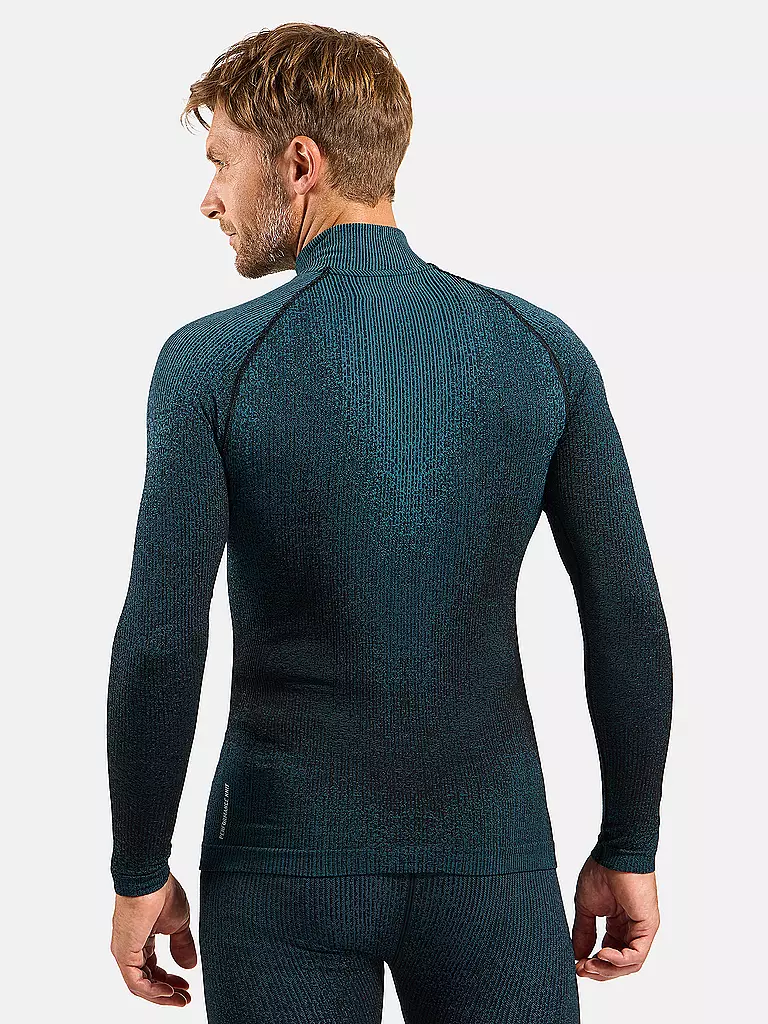 ODLO | Zipshirt intimo da uomo Blackcomb |