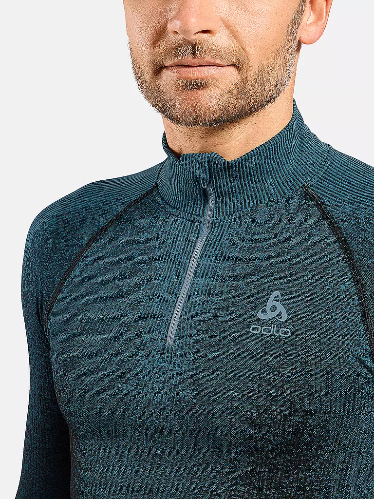 ODLO | Zipshirt intimo da uomo Blackcomb |