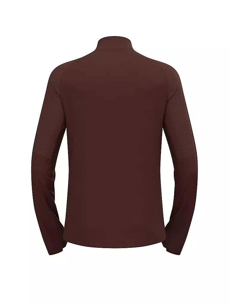 ODLO | Zipshirt intimo da uomo Descent Ceramiwarm |