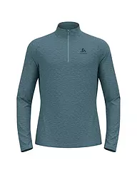 ODLO | Zipshirt intimo da uomo Essentials Ceramiwarm | Blu