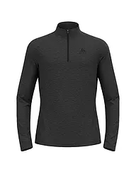 ODLO | Zipshirt intimo da uomo Essentials Ceramiwarm | Nero