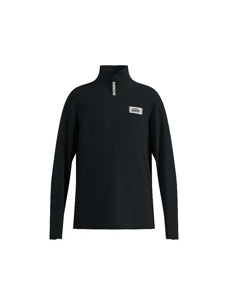ODLO | Zipshirt intimo in pile classico da bambino | Nero