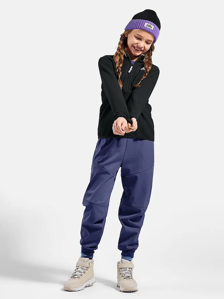 ODLO | Zipshirt intimo in pile classico da bambino | Nero