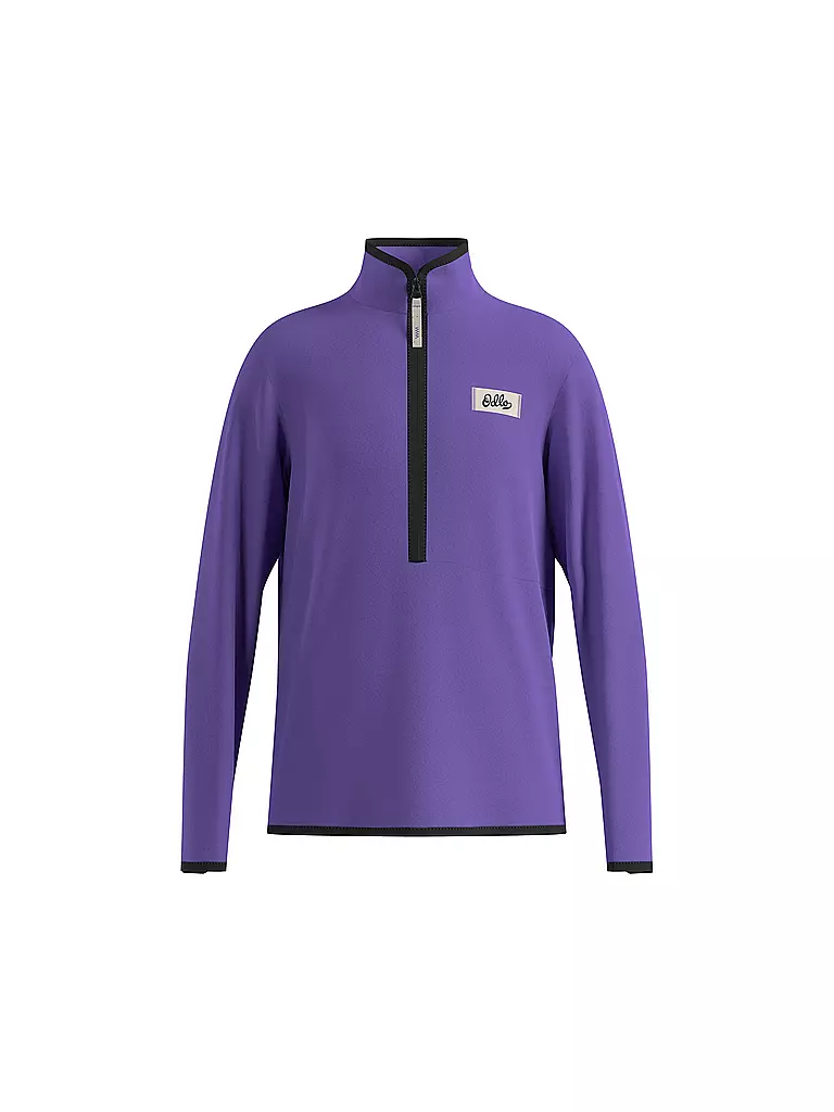 ODLO | Zipshirt intimo in pile classico per bambini | Lilla
