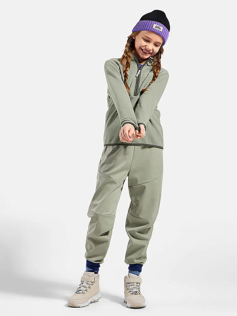 ODLO | Zipshirt intimo in pile classico per bambini | Grigio