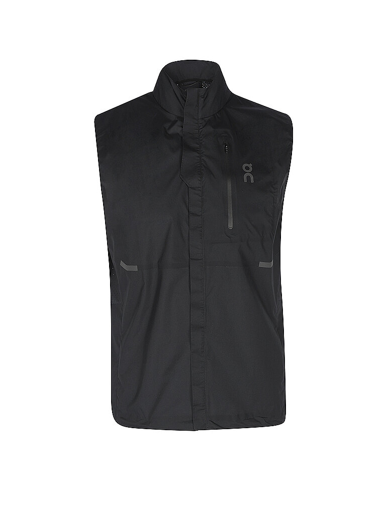 Gilet da running Weather da uomo nero S