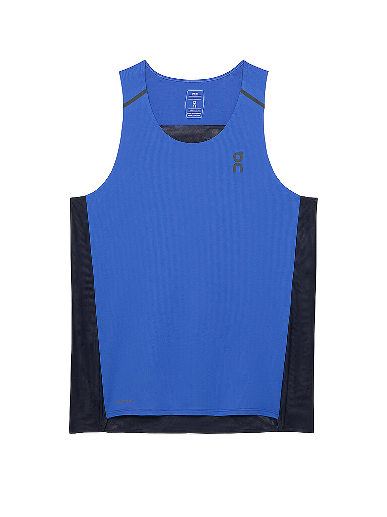 Canotta da running performance da uomo blu XL