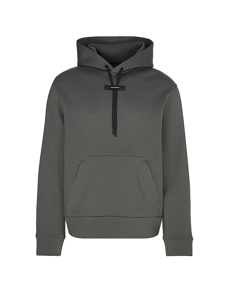 Felpa da running c cappuccio Focus Tech da uomo grigio M