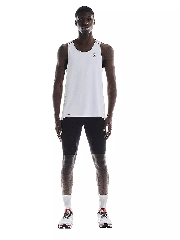 ON | Canotta da running performance da uomo | Bianco