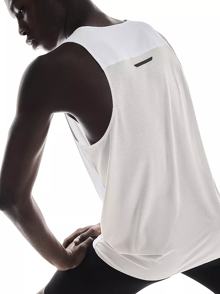 ON | Canotta da running performance da uomo | Bianco