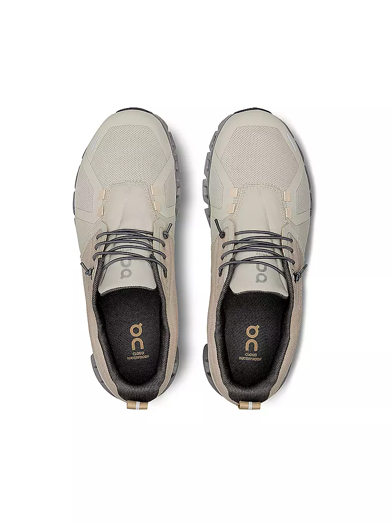 ON | Damen Freizeitschuhe Cloud 5 Waterproof PEARL FOG | Beige