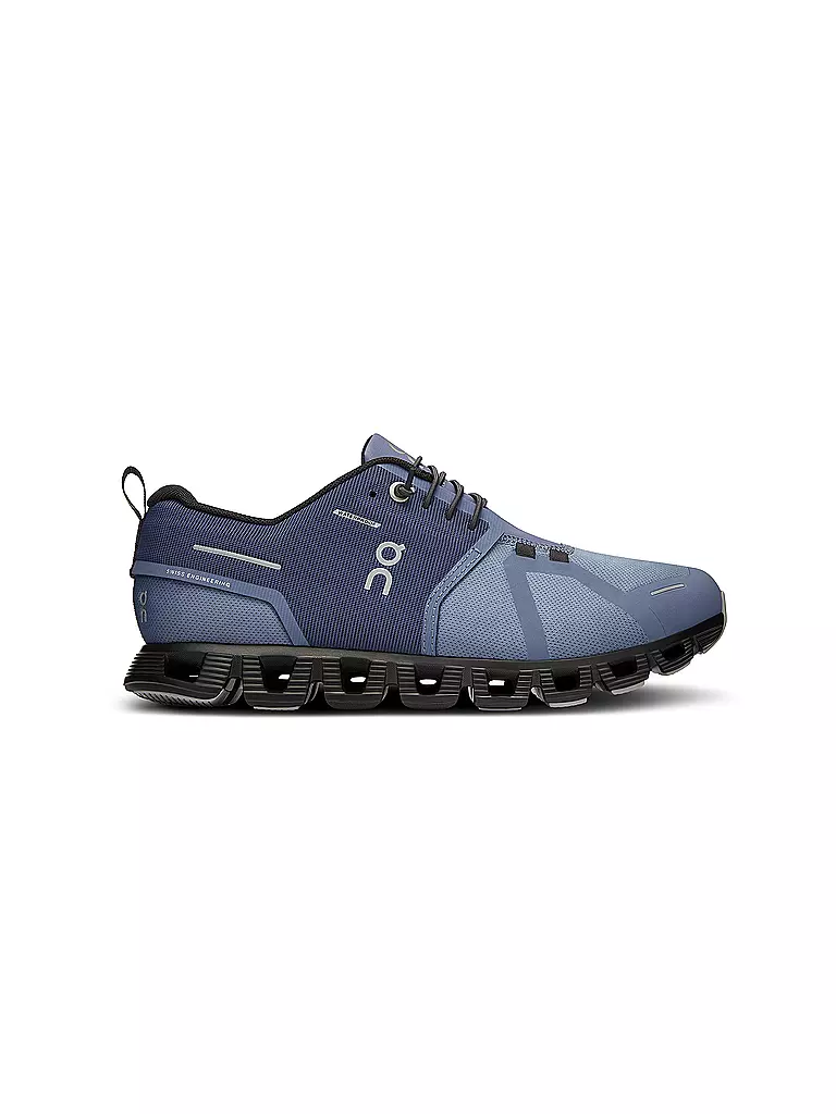 ON | Damen Freizeitschuhe Cloud 5 Waterproof SHALE MAGNET | Blu