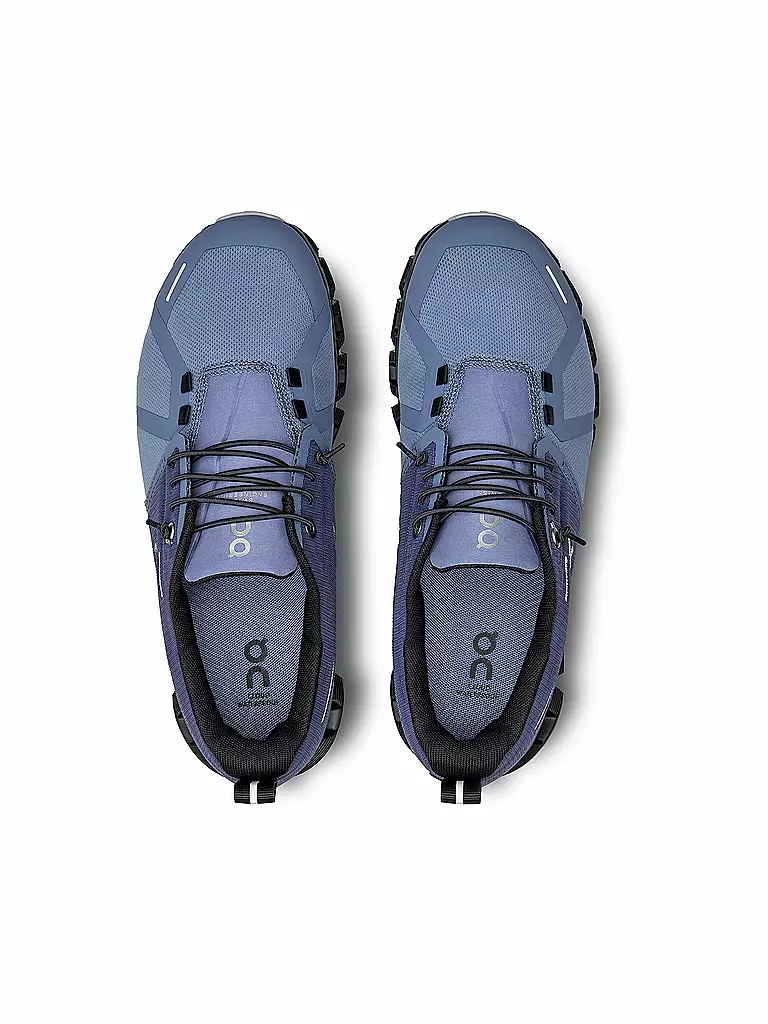 ON | Damen Freizeitschuhe Cloud 5 Waterproof SHALE MAGNET | Blu